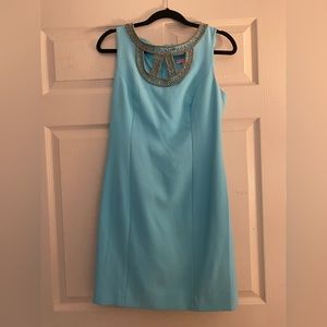 Lilly Pulitzer Blue Embellished Dress